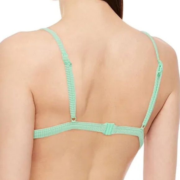 SEAFOLLY Triangle Bikini Top + Bottom in Mint Green Size 10 Brand New - Picture 8 of 13